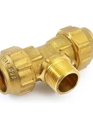 Certifikovaný COBRARING 20 x 1/2" x 20 svěrný T-kus - vnější závit